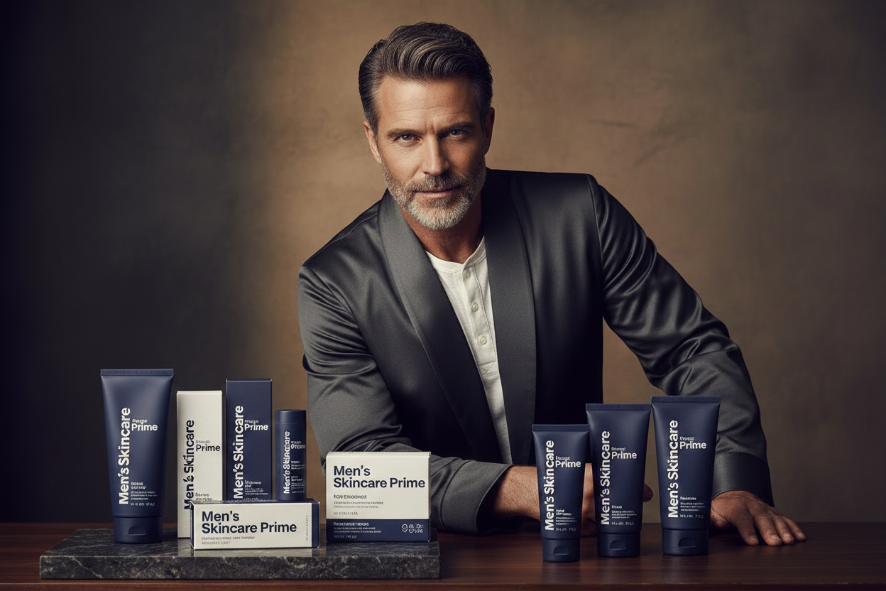 Men's Skincare Prime Banner - Tiege Style